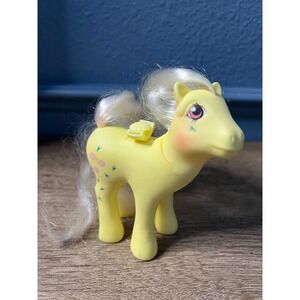 Vintage My Little Pony Yellow Rose Blossom G1 Toy Figure